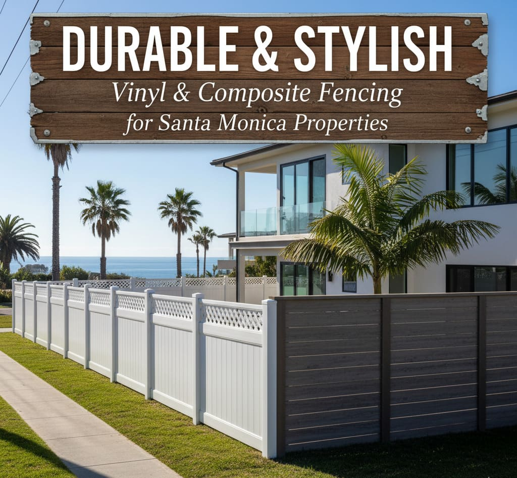 Guide to Durable & Stylish Vinyl and Composite Fencing for Santa Monica Properties